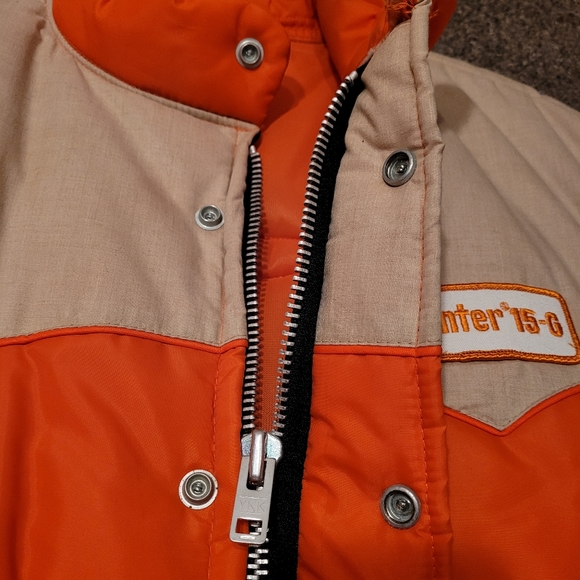 Vtg Swingster Orange Western Ranch Farm Jacket - Picture 9 of 15